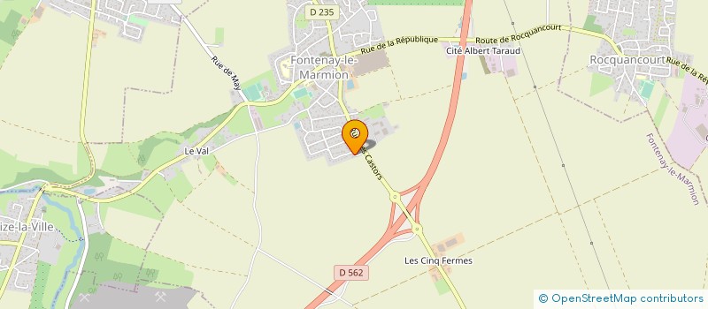 localisation de l'entreprise MONSIEUR ANTHONY HERRIAU  FONTENAY-LE-MARMION