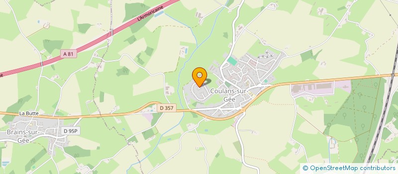 localisation de l'entreprise MONSIEUR ANTHONY HERVE  COULANS-SUR-GEE