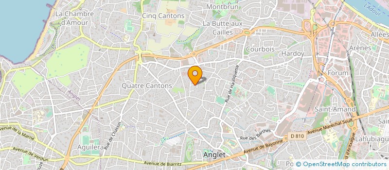 localisation de l'entreprise MONSIEUR ANTHONY HERVY  ANGLET