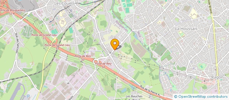 localisation de l'entreprise MONSIEUR ANTHONY HESLON  BOUGUENAIS