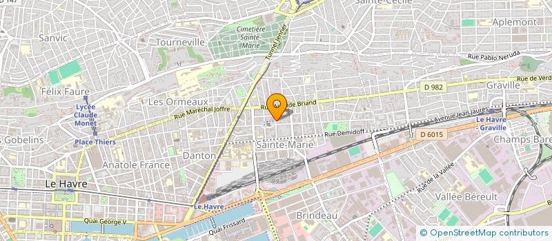 localisation de l'entreprise MONSIEUR ANTHONY HEUZEBROC  LE HAVRE