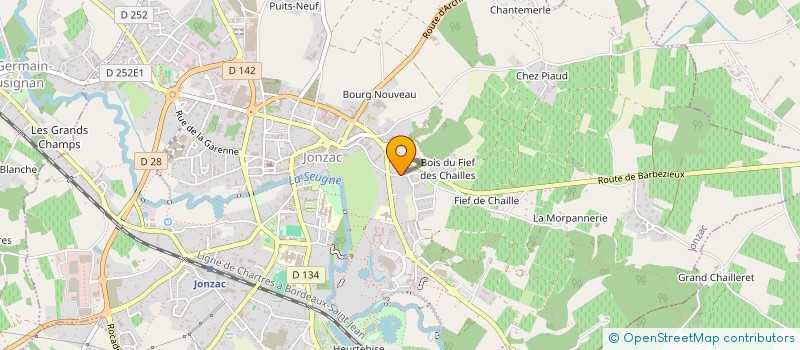 localisation de l'entreprise MONSIEUR ANTHONY HIDALGO  JONZAC