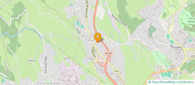 localisation de l'entreprise MONSIEUR ANTHONY HINDERCHIED  SAINT-GENEST-LERPT