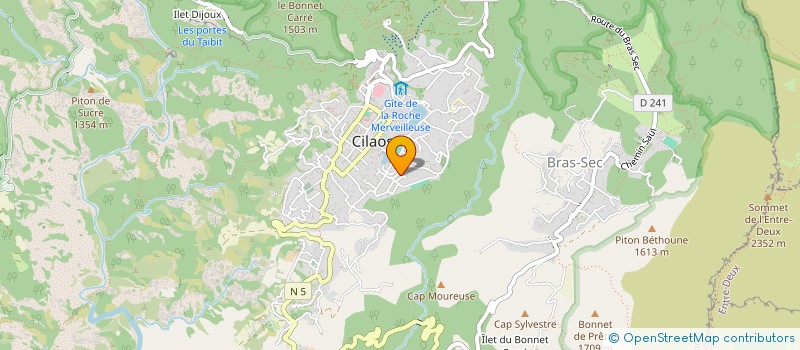 localisation de l'entreprise MONSIEUR ANTHONY HOARAU à CILAOS