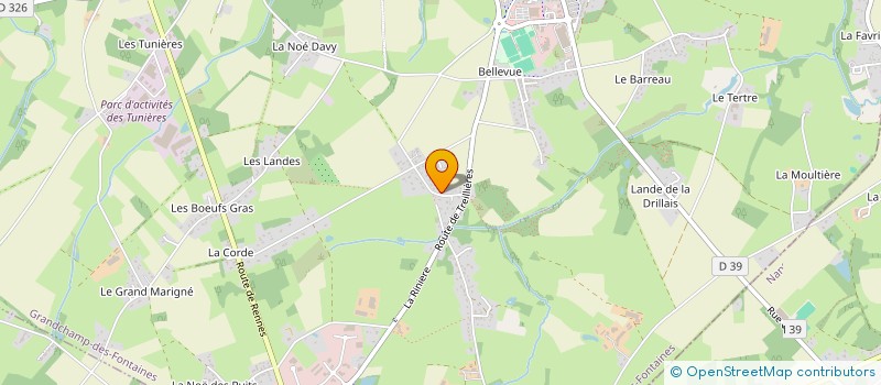 localisation de l'entreprise MONSIEUR ANTHONY HOCHET  GRANDCHAMP-DES-FONTAINES