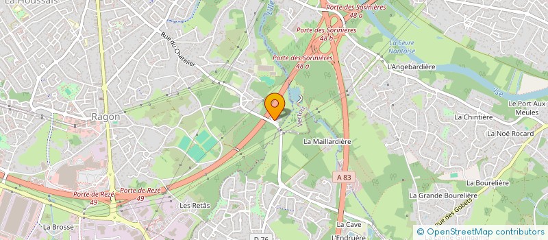 localisation de l'entreprise MONSIEUR ANTHONY HOGNON  REZE