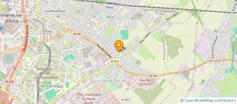 localisation de l'entreprise MONSIEUR ANTHONY HOUZET  VILLENEUVE-D'ASCQ