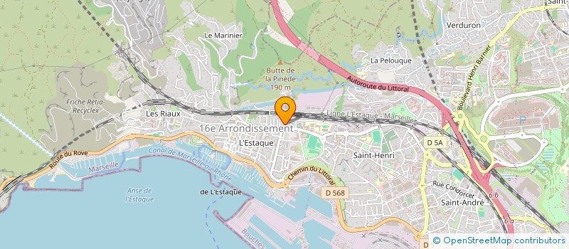 localisation de l'entreprise MONSIEUR ANTHONY HUDSON à MARSEILLE