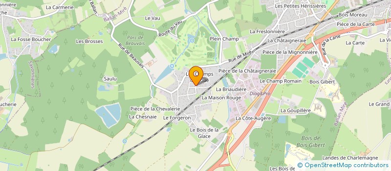 localisation de l'entreprise MONSIEUR ANTHONY HUE  BALLAN-MIRE