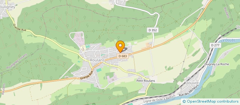 localisation de l'entreprise MONSIEUR ANTHONY HUGUET  ROULANS