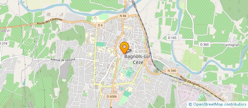 localisation de l'entreprise MONSIEUR ANTHONY HUGUET à BAGNOLS-SUR-CEZE