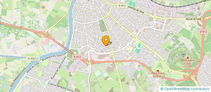 localisation de l'entreprise MONSIEUR ANTHONY HUGUET  AGDE