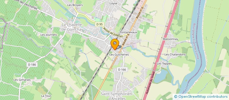 localisation de l'entreprise MONSIEUR ANTHONY HUMBLOT  LA CHAPELLE-DE-GUINCHAY