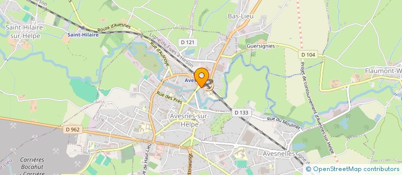 localisation de l'entreprise MONSIEUR ANTHONY HUMSKI  AVESNES-SUR-HELPE