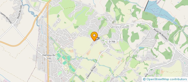 localisation de l'entreprise MONSIEUR ANTHONY ICART  SERRES-CASTET