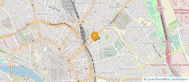 localisation de l'entreprise MONSIEUR ANTHONY IGNACE à TOULOUSE