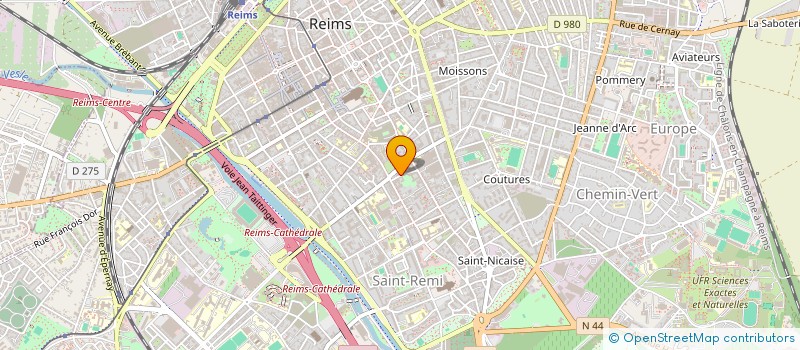 localisation de l'entreprise MONSIEUR ANTHONY IKAHAKE  REIMS