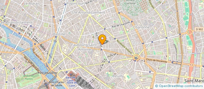 localisation de l'entreprise MONSIEUR ANTHONY IMAM  PARIS