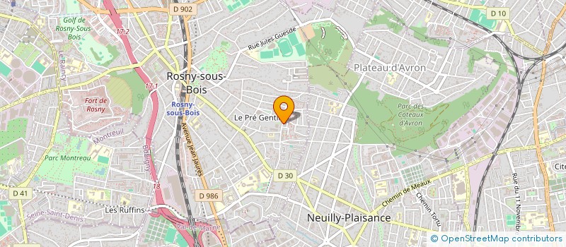 localisation de l'entreprise MONSIEUR ANTHONY ITHANY à ROSNY-SOUS-BOIS
