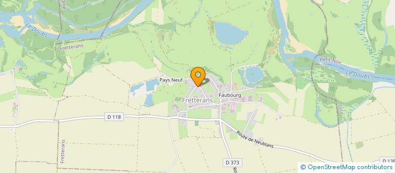 localisation de l'entreprise MONSIEUR ANTHONY JACOT  FRETTERANS