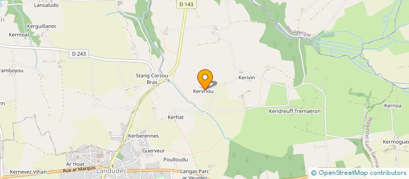 localisation de l'entreprise MONSIEUR ANTHONY JAOUEN à LANDUDEC