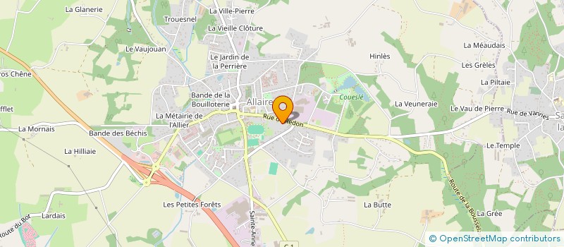 localisation de l'entreprise MONSIEUR ANTHONY JAOUEN  BEGANNE