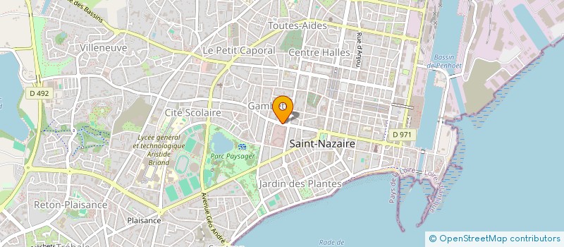 localisation de l'entreprise MONSIEUR ANTHONY JAUMOUILLE à SAINT-NAZAIRE