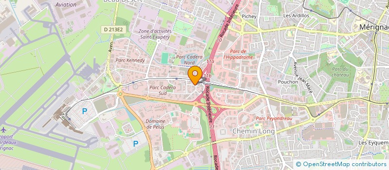 localisation de l'entreprise MONSIEUR ANTHONY JEAMET  MERIGNAC