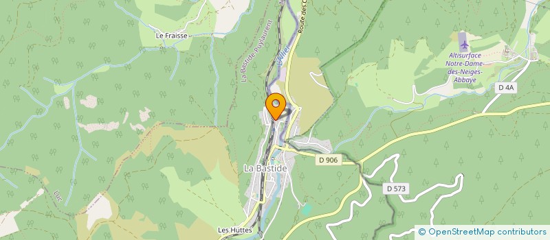 localisation de l'entreprise MONSIEUR ANTHONY JEAN  LA BASTIDE-PUYLAURENT