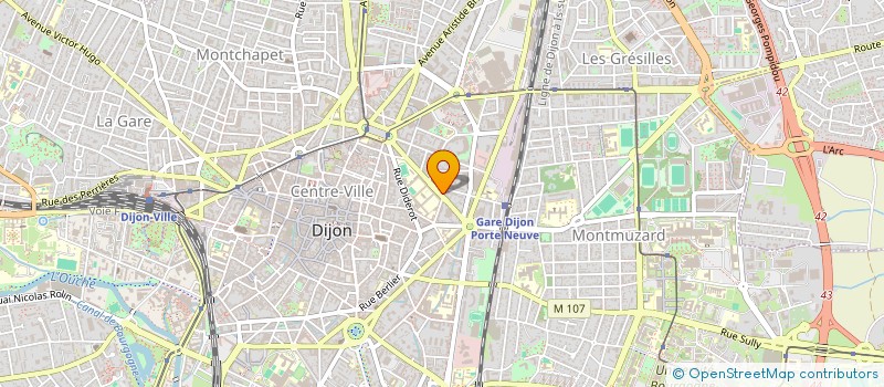 localisation de l'entreprise MONSIEUR ANTHONY JEANDOT  DIJON