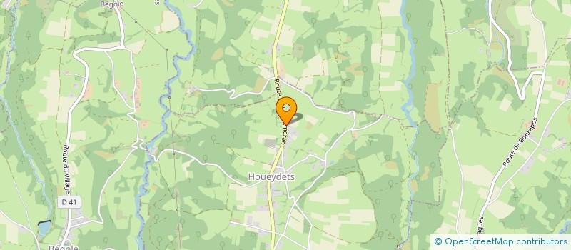 localisation de l'entreprise MONSIEUR ANTHONY JIMENEZ  HOUEYDETS