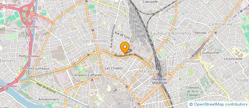 localisation de l'entreprise MONSIEUR ANTHONY JOAQUIM  TOULOUSE