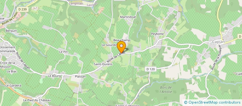 localisation de l'entreprise MONSIEUR ANTHONY JOB  LANGOIRAN