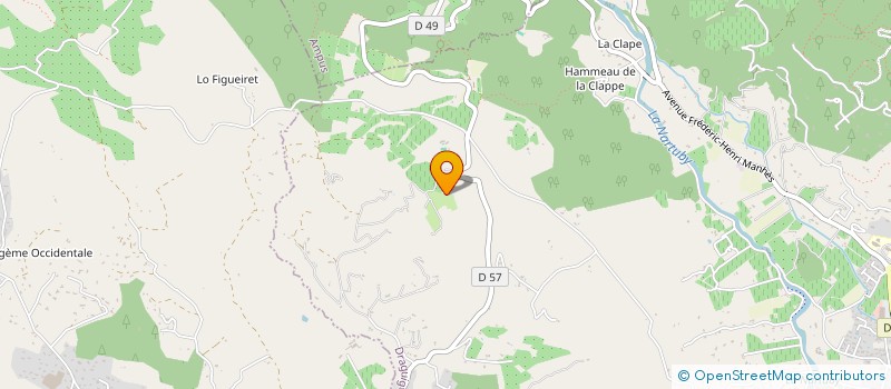 localisation de l'entreprise MONSIEUR ANTHONY JOBARD  DRAGUIGNAN