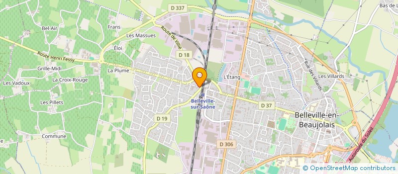 localisation de l'entreprise MONSIEUR ANTHONY JOLY  BELLEVILLE-EN-BEAUJOLAIS