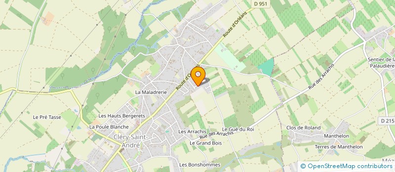 localisation de l'entreprise MONSIEUR ANTHONY JOUANNEL à CLERY-SAINT-ANDRE