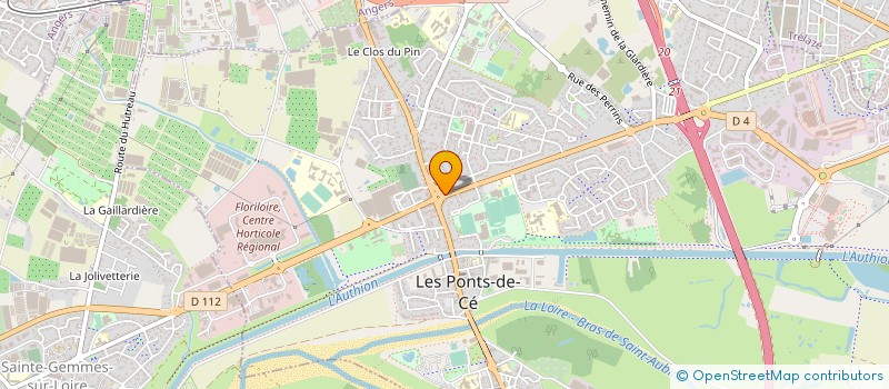 localisation de l'entreprise MONSIEUR ANTHONY JOUZEL à LES PONTS-DE-CE