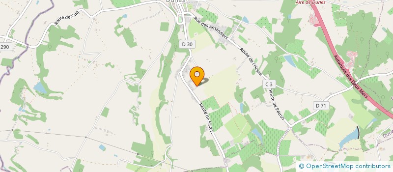 localisation de l'entreprise MONSIEUR ANTHONY JULIANI  DUNES