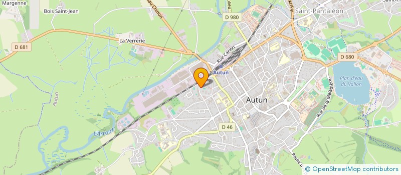 localisation de l'entreprise MONSIEUR ANTHONY JULIEN  AUTUN