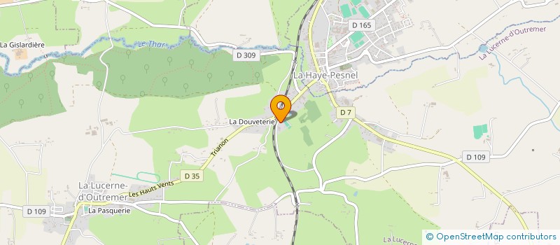 localisation de l'entreprise MONSIEUR ANTHONY JULIENNE  LA LUCERNE-D'OUTREMER