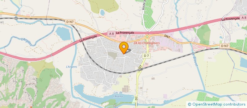 localisation de l'entreprise MONSIEUR ANTHONY JULLIEN à ROQUEBRUNE-SUR-ARGENS