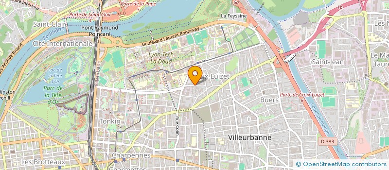 localisation de l'entreprise MONSIEUR ANTHONY JUPIN à VILLEURBANNE