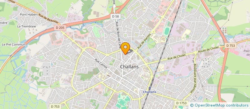 localisation de l'entreprise MONSIEUR ANTHONY JUTARD à CHALLANS