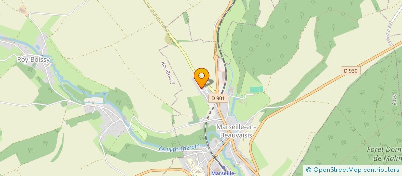 localisation de l'entreprise MONSIEUR ANTHONY KEIRE ACCENIKOW  MARSEILLE-EN-BEAUVAISIS