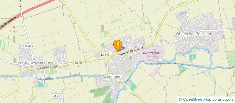 localisation de l'entreprise MONSIEUR ANTHONY KOCH  ACHENHEIM