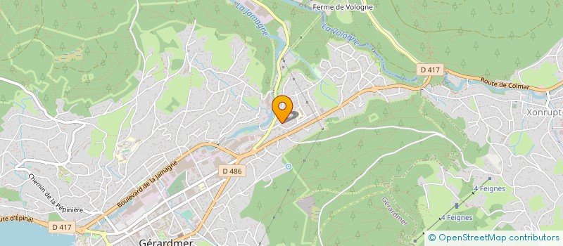 localisation de l'entreprise MONSIEUR ANTHONY KOHLER à GERARDMER