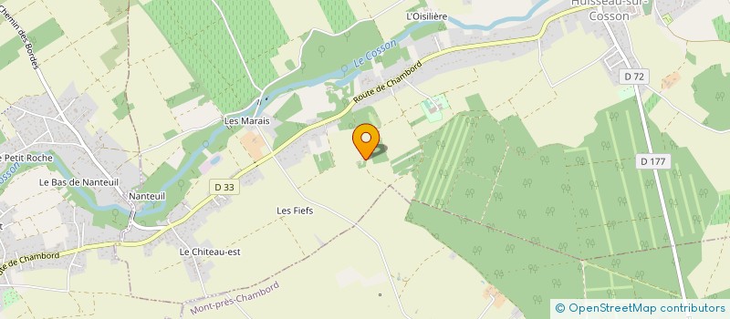 localisation de l'entreprise MONSIEUR ANTHONY KUNTZ  HUISSEAU-SUR-COSSON