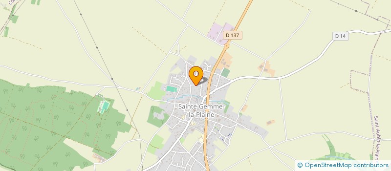 localisation de l'entreprise MONSIEUR ANTHONY LABBE  SAINTE-GEMME-LA-PLAINE