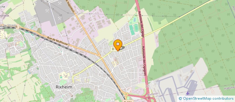 localisation de l'entreprise MONSIEUR ANTHONY LABEAU  RIXHEIM