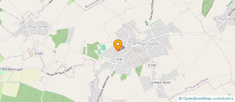 localisation de l'entreprise MONSIEUR ANTHONY LABEE  LE THUIT DE L'OISON